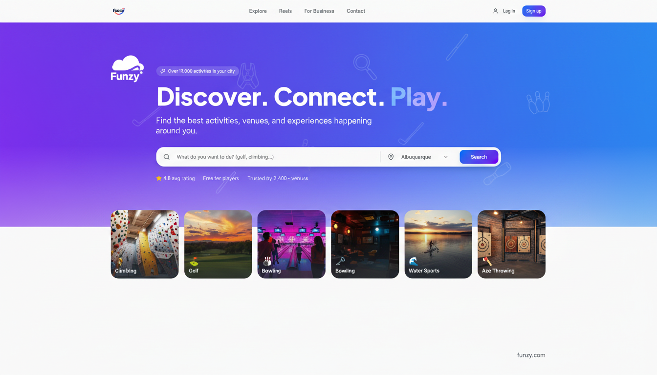 Funzy.io application preview